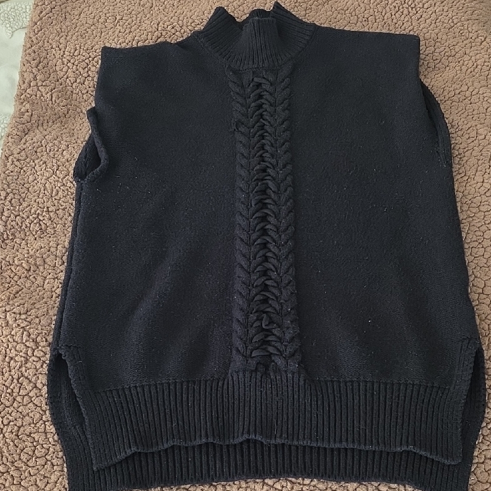 Laundry By Shelli Segal Black Cowl Neck Sweater